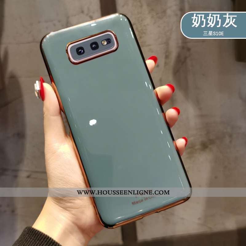 Coque Samsung Galaxy S10e Silicone Protection Nouveau Tendance Ultra Or Doré