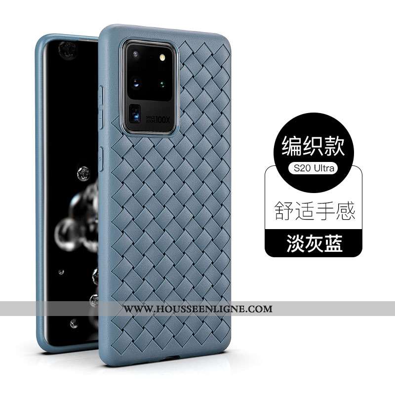 Coque Samsung Galaxy S20 Ultra Fluide Doux Protection Arbres Téléphone Portable Business Étui Incass