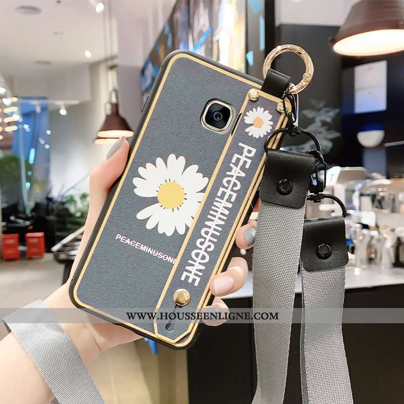 Coque Samsung Galaxy S7 Créatif Tendance Téléphone Portable Vert Silicone Fluide Doux Art Verte