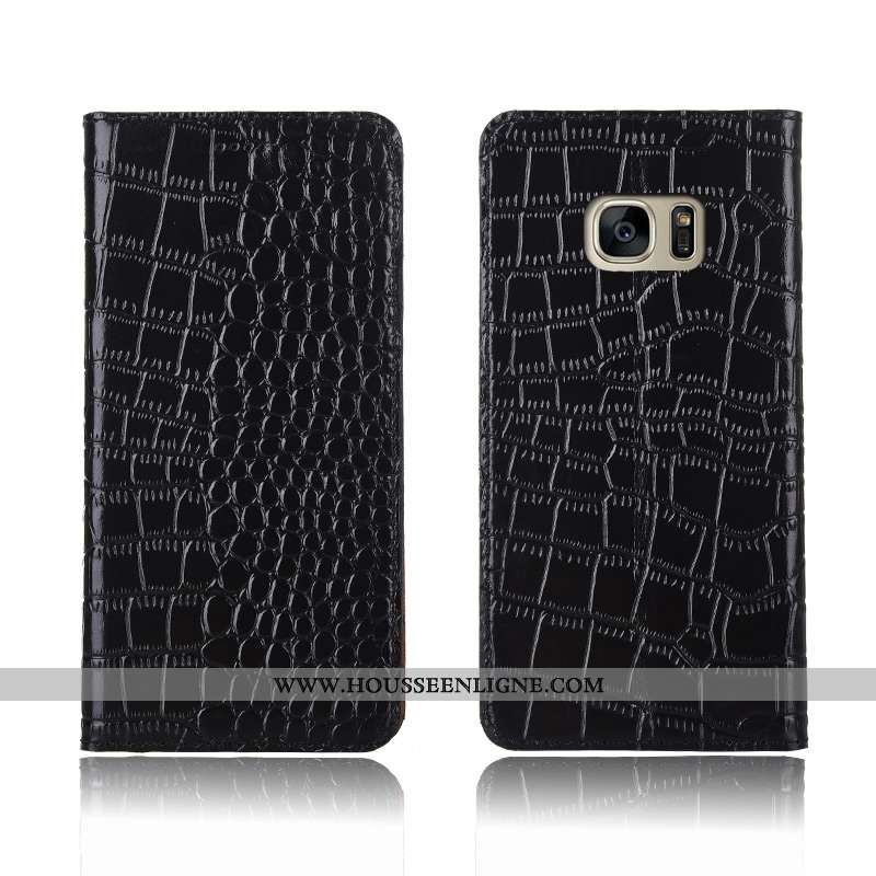 Coque Samsung Galaxy S7 Edge Silicone Protection Incassable Clamshell Nouveau Marron