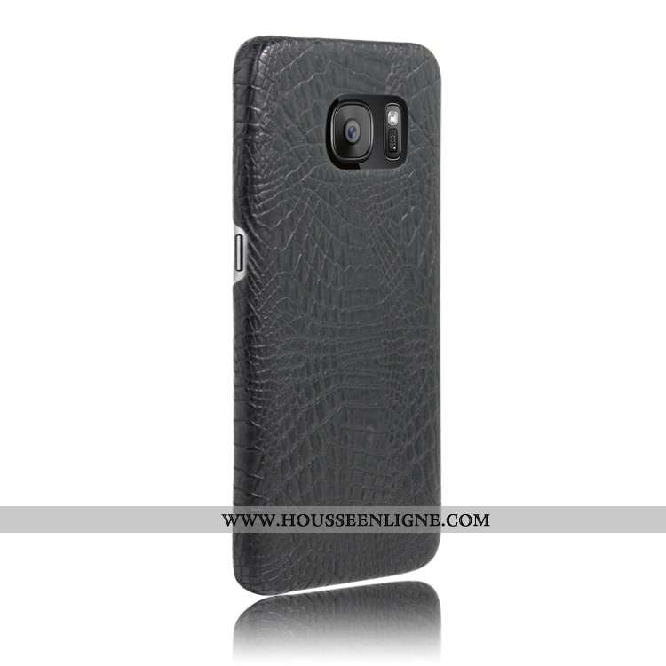 Coque Samsung Galaxy S7 Protection Étoile Noir Téléphone Portable Difficile Étui