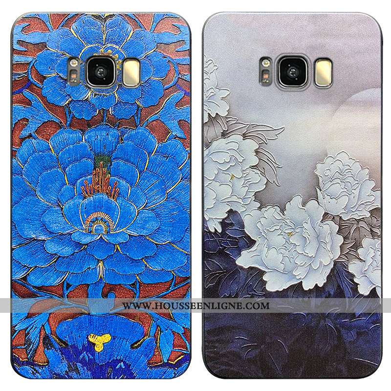 Coque Samsung Galaxy S9 Créatif Ultra Étoile Luxe Étui Nouveau Style Chinois Bleu