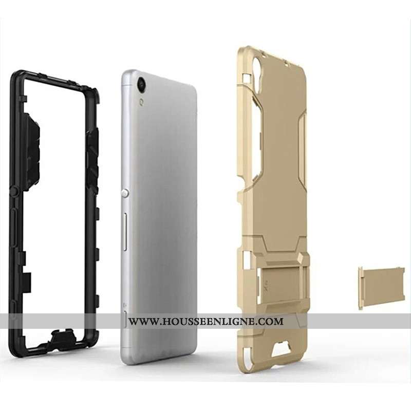 Coque Sony Xperia Xa Protection Gris Téléphone Portable Support Difficile Étui