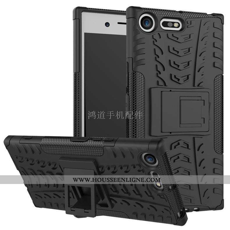 Coque Sony Xperia Xz Premium Protection Créatif Étui Téléphone Portable Noir Trois Défenses Modèle F