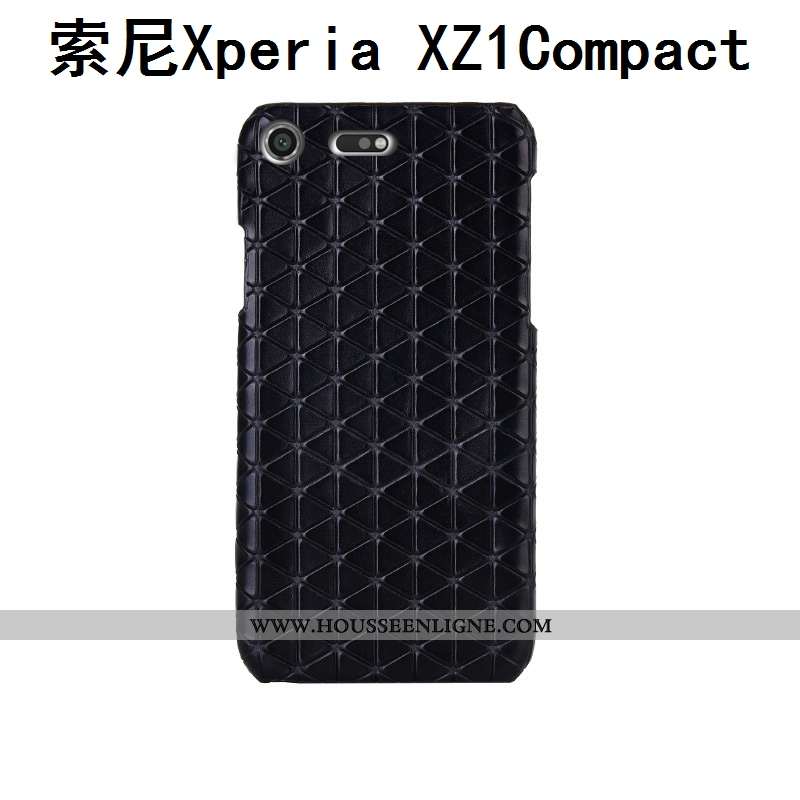 Coque Sony Xperia Xz1 Compact Luxe Créatif Protection Étui Couvercle Arrière Incassable Téléphone Po