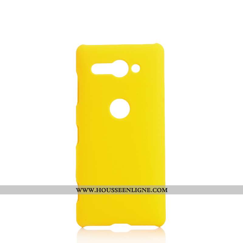Coque Sony Xperia Xz2 Compact Délavé En Daim Protection Difficile Couleur Unie Téléphone Portable In