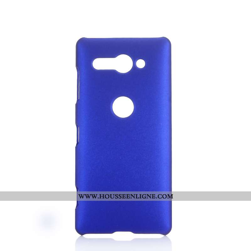 Coque Sony Xperia Xz2 Compact Délavé En Daim Protection Difficile Couleur Unie Téléphone Portable In