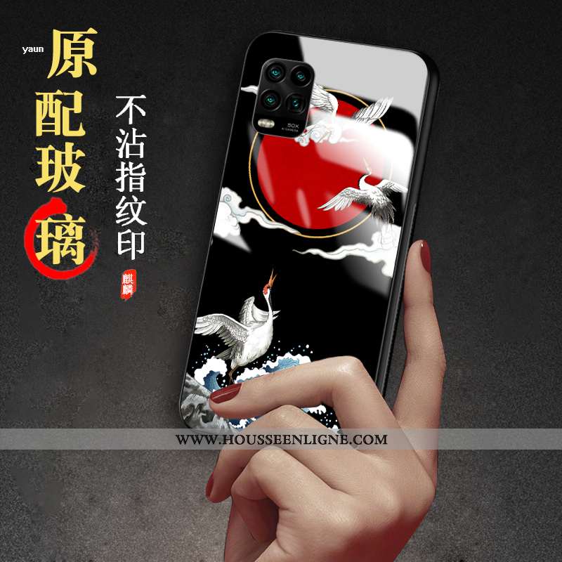 Coque Xiaomi Mi 10 Lite Mode Protection Étui Personnalité Net Rouge Créatif Jeunesse Verte