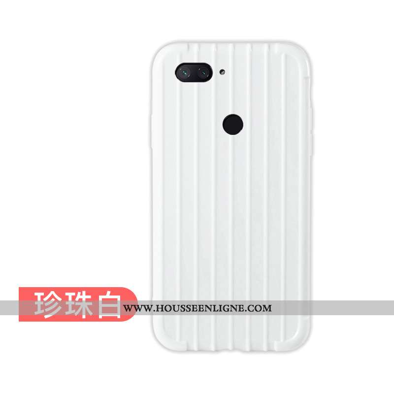 Coque Xiaomi Mi 8 Lite Légère Fluide Doux Mode Étui Bordure Protection Jaune