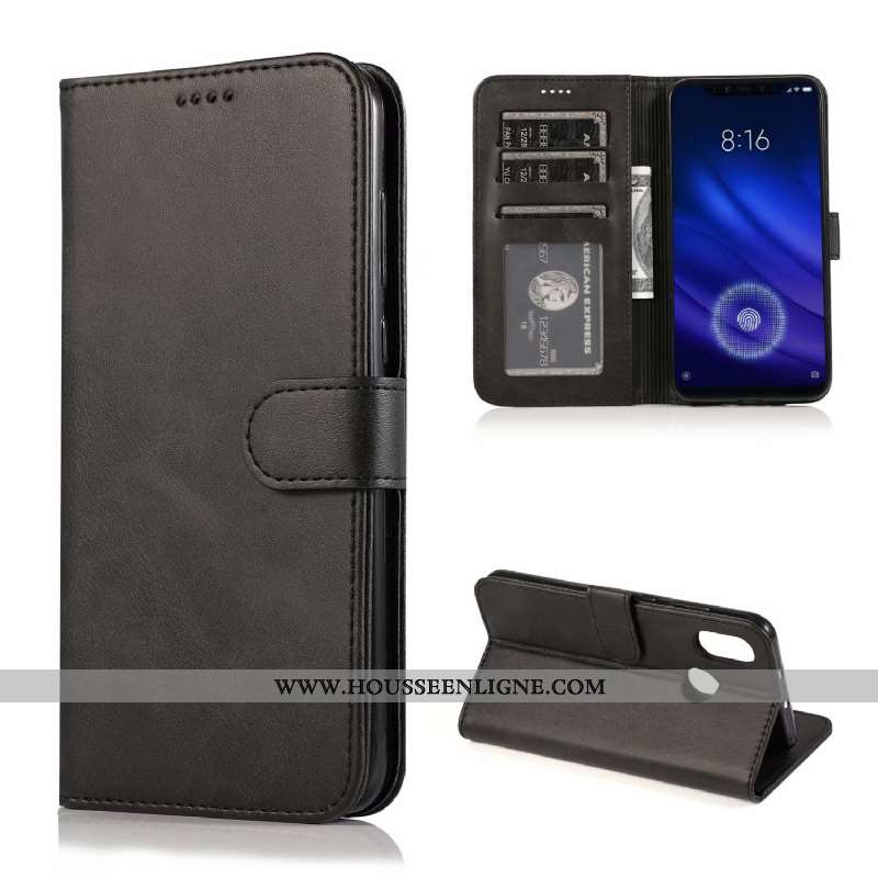 Coque Xiaomi Mi 8 Protection Ultra Téléphone Portable Simple Clamshell Petit Silicone Noir