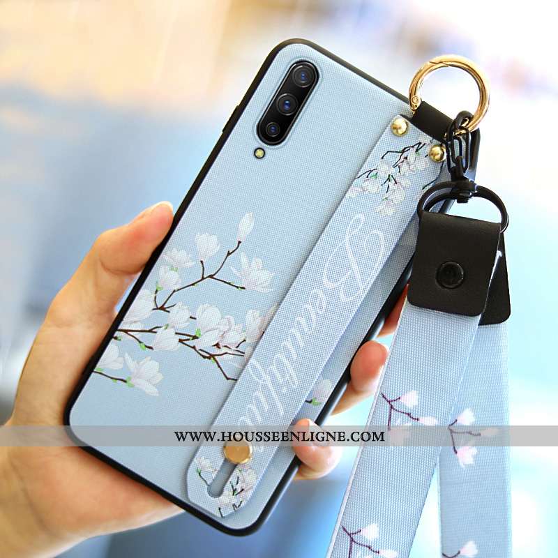 Coque Xiaomi Mi 9 Mode Personnalité Étui Bleu Fluide Doux Tout Compris Téléphone Portable