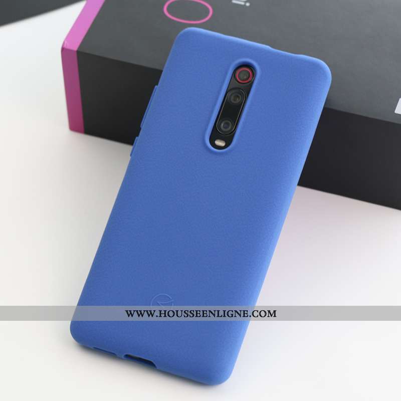 Coque Xiaomi Mi 9t Pro Fluide Doux Silicone Antidérapant Confortable Tout Compris Sentir Bleu