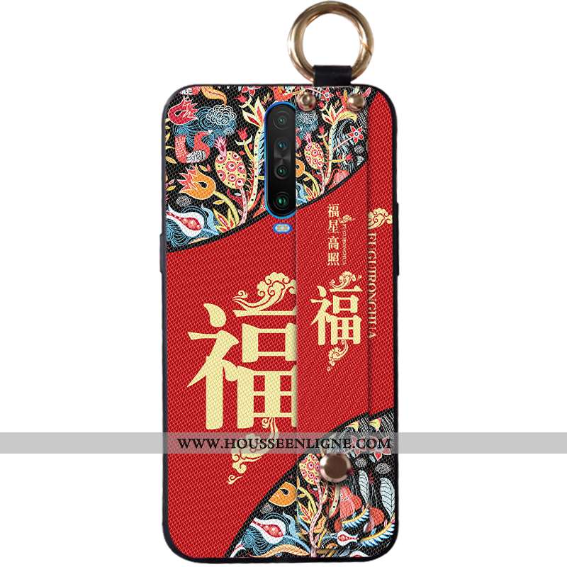 Coque Xiaomi Mi 9t Pro Fluide Doux Silicone Style Chinois Petit Rouge Mémorial
