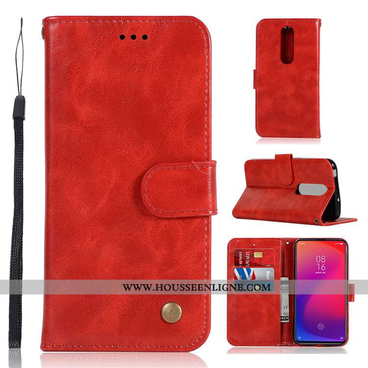 Coque Xiaomi Mi 9t Pro Protection Personnalité Téléphone Portable Étui Incassable Tout Compris Cuir 