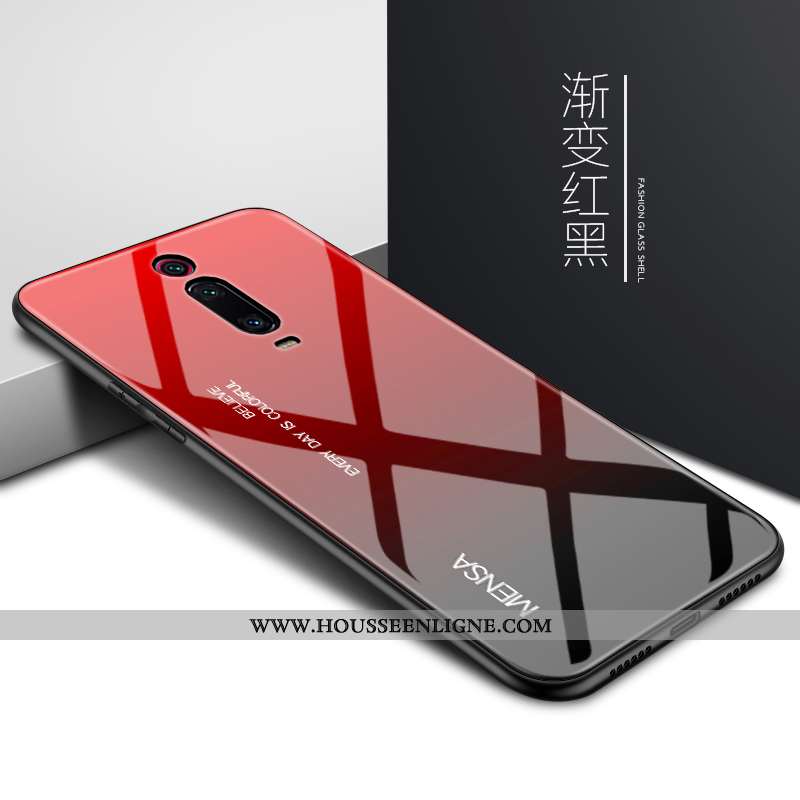Coque Xiaomi Mi 9t Pro Protection Verre Petit Rouge Personnalité Mémorial