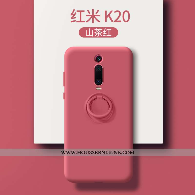 Coque Xiaomi Mi 9t Ultra Tendance Silicone Étui Rouge Fluide Doux Incassable