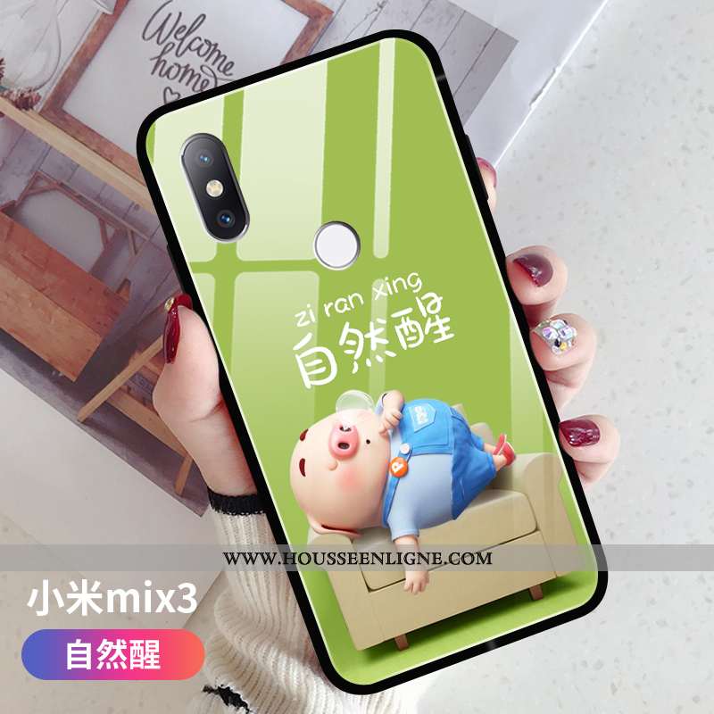Coque Xiaomi Mi Mix 3 Protection Verre Ultra Tendance Incassable Jaune