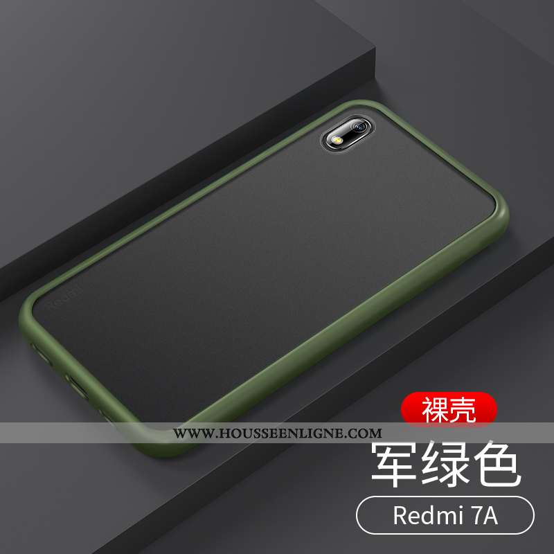 Coque Xiaomi Redmi 7a Tendance Légère Petit Bleu Marin Téléphone Portable Ultra Transparent Bleu Fon