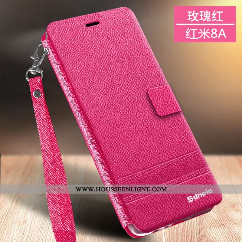Coque Xiaomi Redmi 8a Silicone Protection Téléphone Portable Business Or Tout Compris Incassable Ros