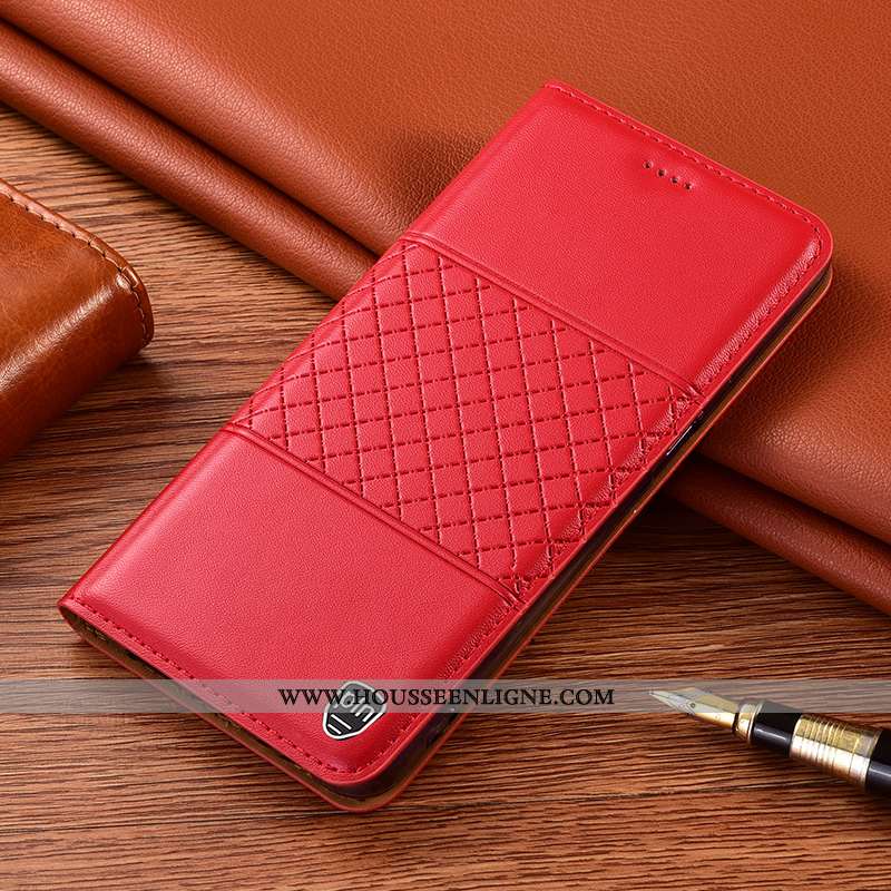 Coque Xiaomi Redmi 9a Protection Cuir Véritable Bleu Rouge Téléphone Portable Incassable