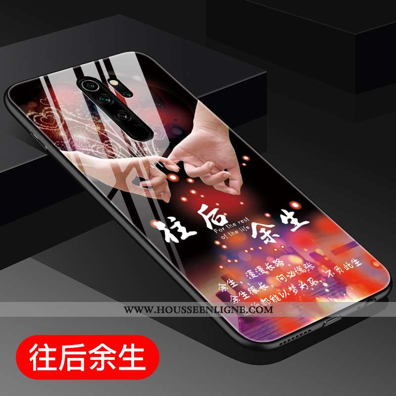 Coque Xiaomi Redmi Note 8 Pro Protection Verre Tout Compris Créatif Téléphone Portable Incassable Vi