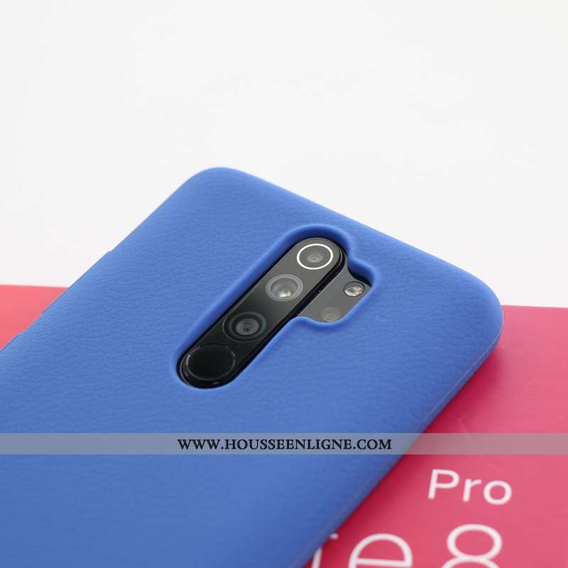 Coque Xiaomi Redmi Note 8 Pro Silicone Épaissir Rouge Téléphone Portable Étui Tout Compris Antidérap