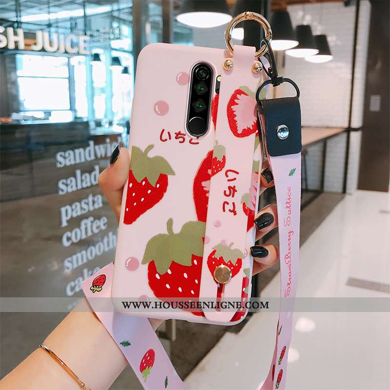 Coque Xiaomi Redmi Note 8 Pro Tendance Silicone Étui Nouveau Vent Ornements Suspendus Fruit Jaune
