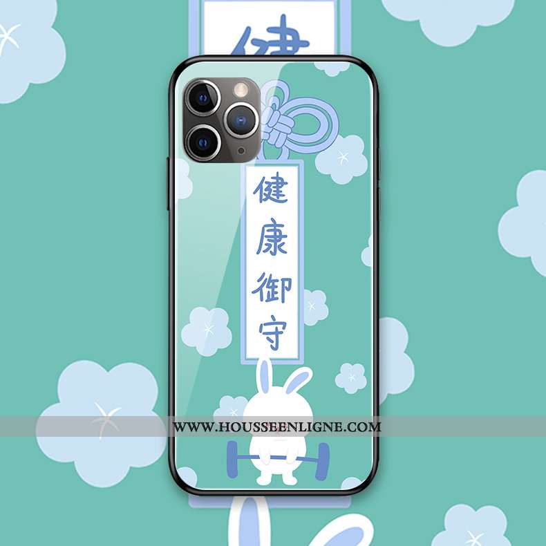 Coque iPhone 11 Pro Max Silicone Protection Téléphone Portable Jaune Verre