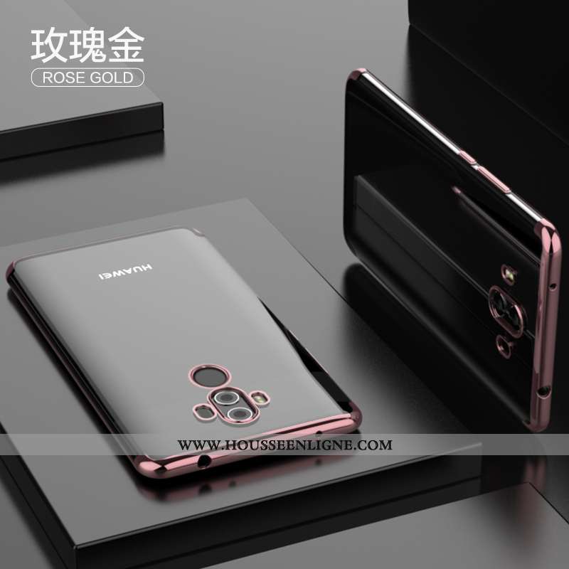 Housse Huawei Mate 10 Pro Tendance Légère Net Rouge Transparent Coque Nouveau Ultra