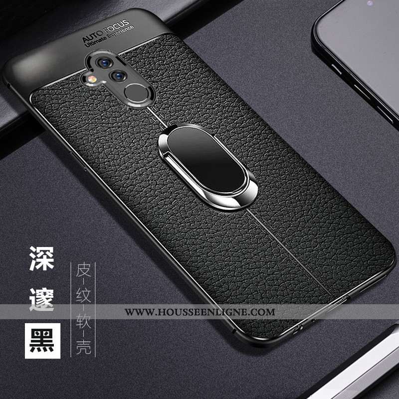 Housse Huawei Mate 20 Lite Silicone Transparent Personnalité Coque Noir Téléphone Portable Fluide Do