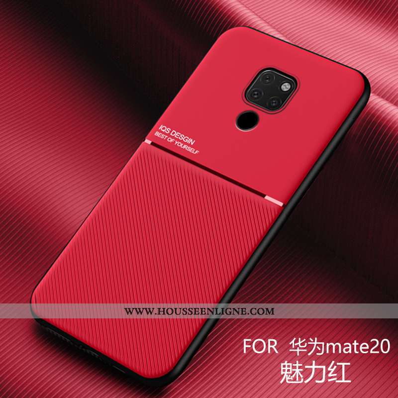 Housse Huawei Mate 20 Modèle Fleurie Fluide Doux Cuir Nouveau Tout Compris Ultra Incassable Rouge