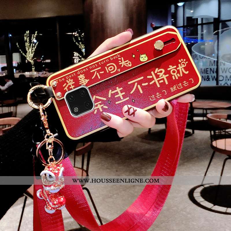 Housse Huawei Mate 20 Pro Ornements Suspendus Personnalité Créatif Coque Téléphone Portable Rouge Ra