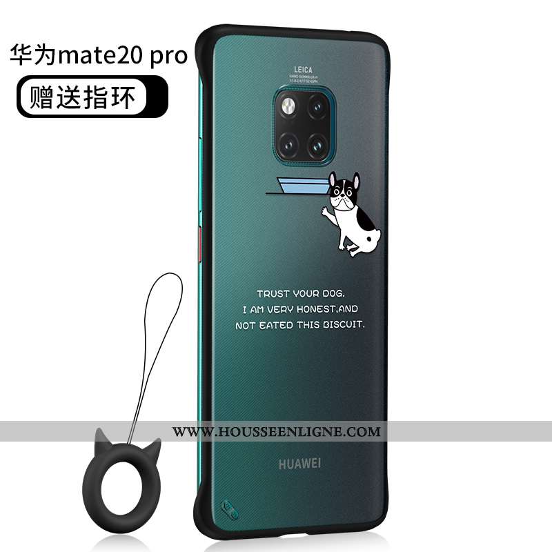 Housse Huawei Mate 20 Pro Silicone Protection Téléphone Portable Délavé En Daim Ultra Coque Border N