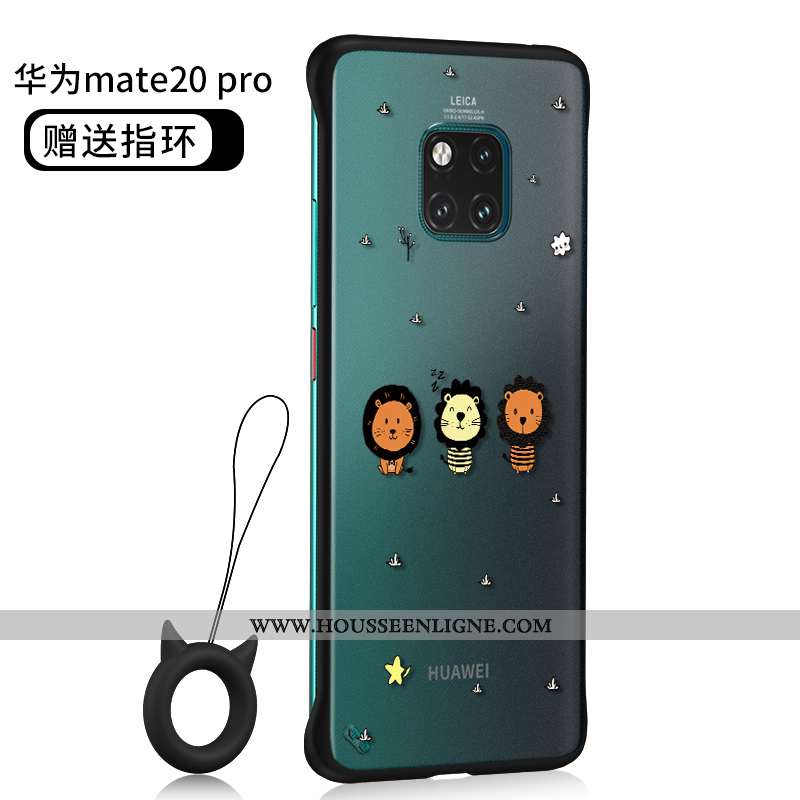 Housse Huawei Mate 20 Pro Silicone Protection Téléphone Portable Délavé En Daim Ultra Coque Border N