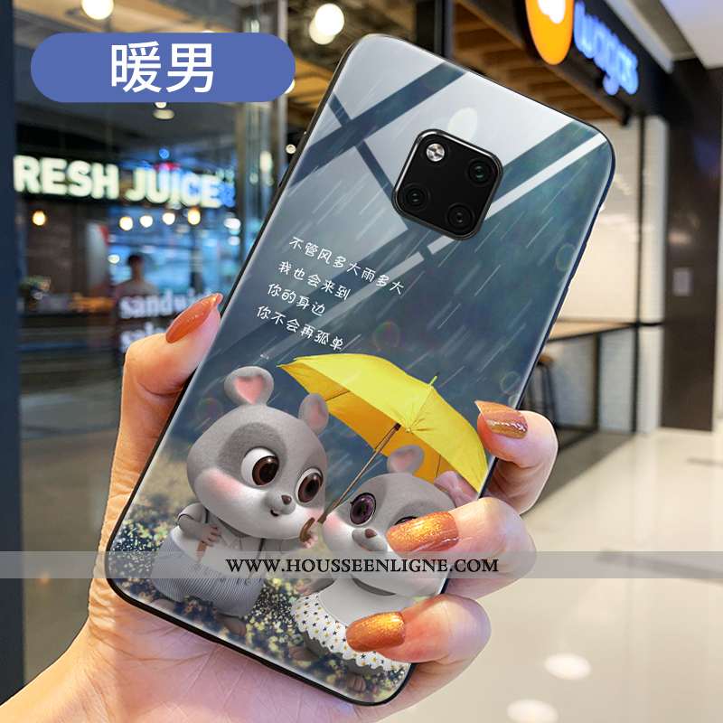 Housse Huawei Mate 20 Pro Silicone Verre Téléphone Portable Tout Compris Coque Petit Dessin Animé No