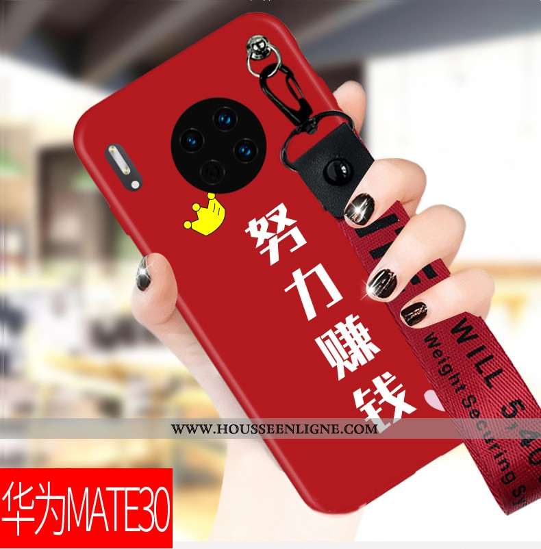Housse Huawei Mate 30 Personnalité Créatif Rouge Tout Compris Incassable Net Rouge Protection
