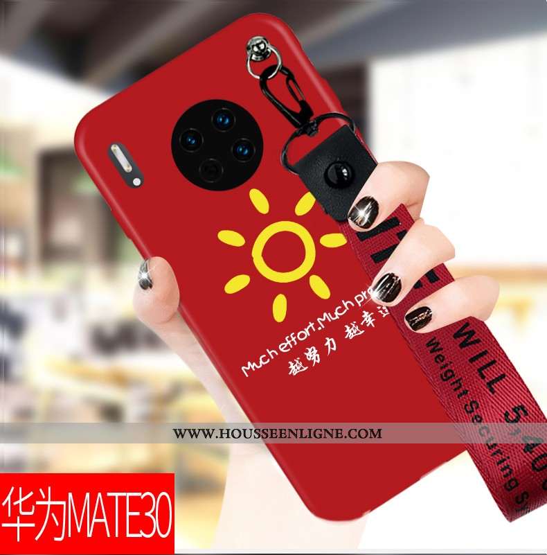 Housse Huawei Mate 30 Personnalité Créatif Rouge Tout Compris Incassable Net Rouge Protection