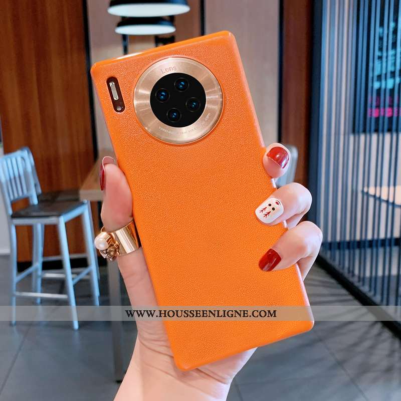 Housse Huawei Mate 30 Pro Créatif Personnalité Couleur Difficile Vent Tout Compris Incassable Orange