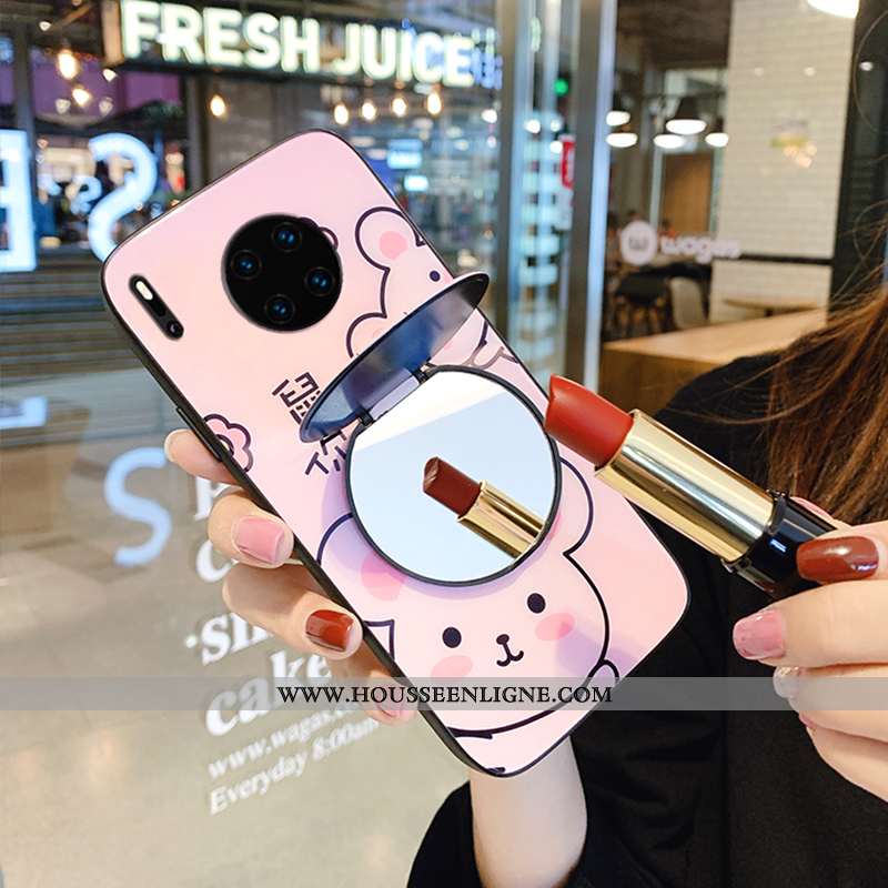 Housse Huawei Mate 30 Pro Dessin Animé Charmant Jeunesse Coque Rouge Téléphone Portable Protection V