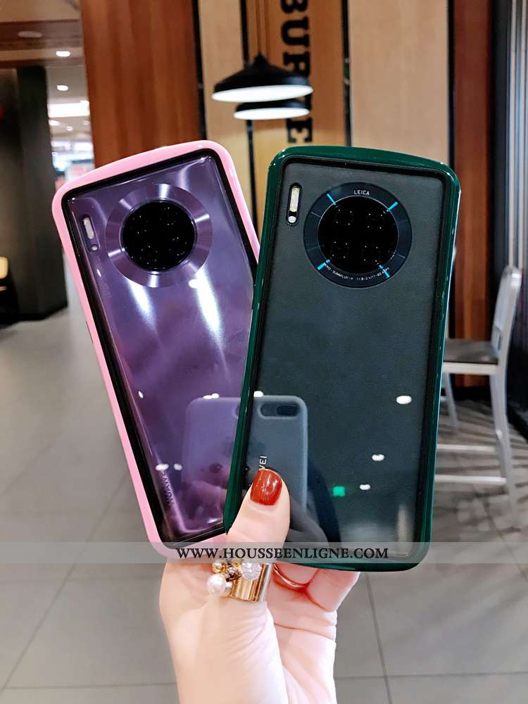 Housse Huawei Mate 30 Pro Silicone Protection Tout Compris Vent Reversible Verre Luxe Verte