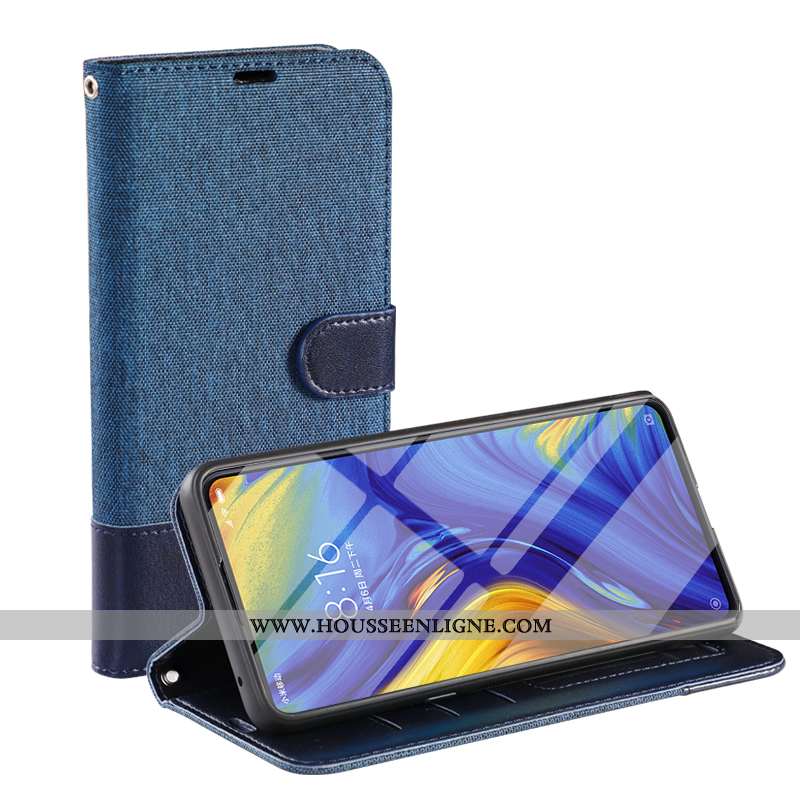 Housse Huawei Nova 5t Protection Coque Étui Téléphone Portable Membrane Bleu Marin Bleu Foncé