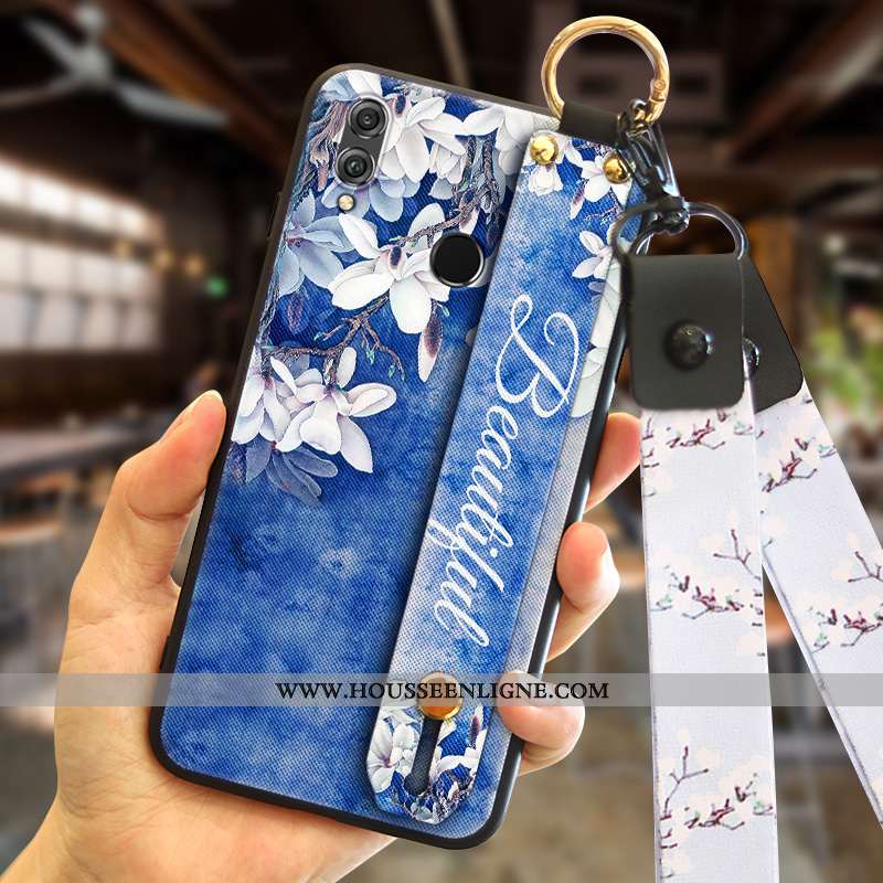 Housse Huawei P Smart+ Tendance Silicone Incassable Étui Rose Tout Compris Téléphone Portable