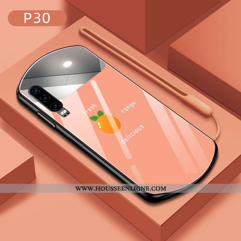 Housse Huawei P30 Fluide Doux Silicone Tendance Tout Compris Coque Téléphone Portable Incassable Vio