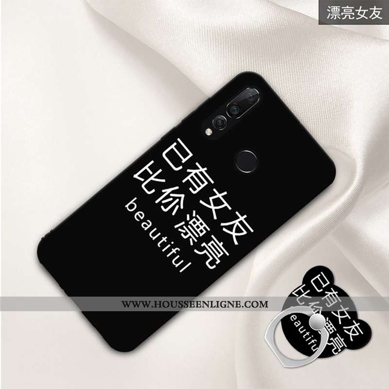Housse Huawei P30 Lite Xl Dessin Animé Tendance Protection Créatif Téléphone Portable Coque Noir