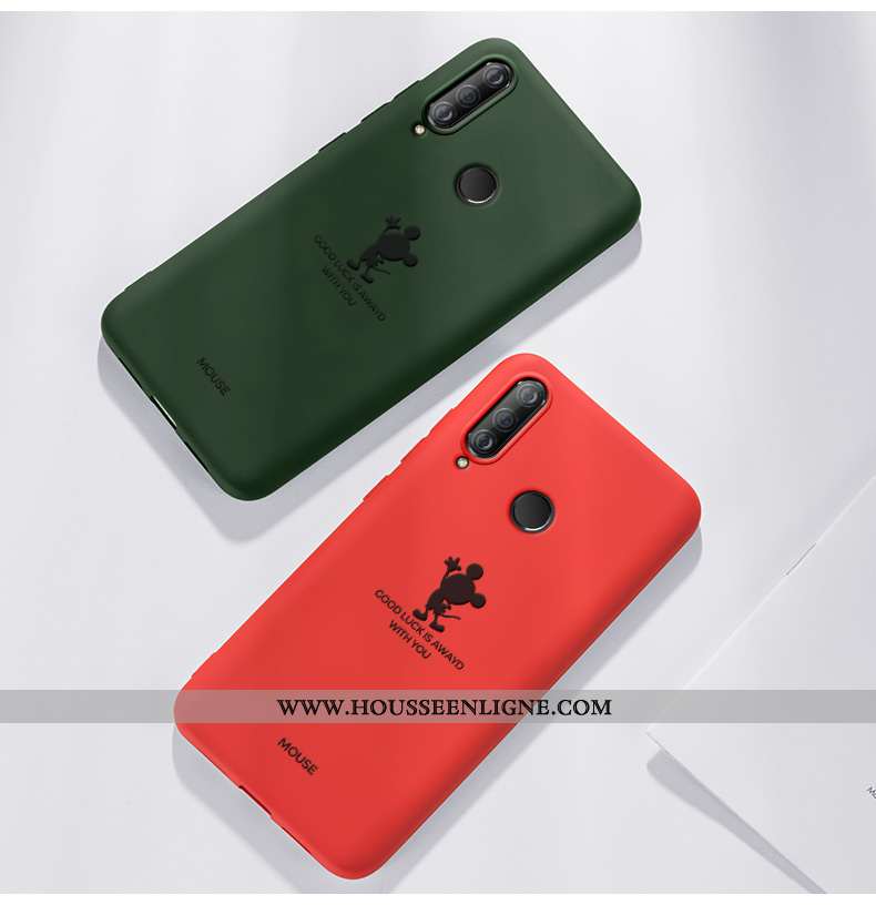 Housse Huawei P30 Lite Xl Tendance Silicone Incassable Créatif Rouge Personnalité Téléphone Portable