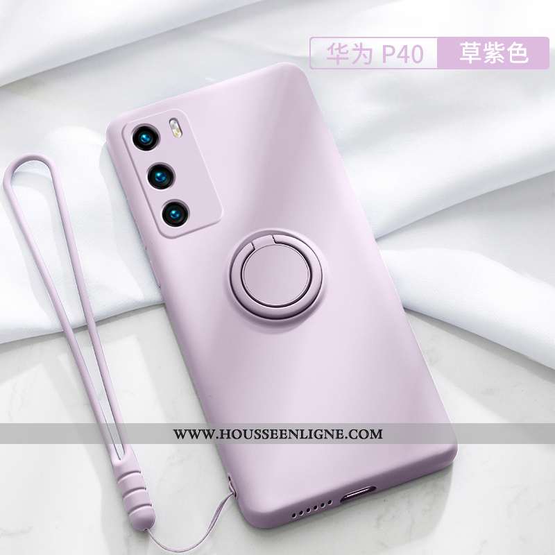 Housse Huawei P30 Silicone Mode Créatif Frais Net Rouge Support Vent Rose