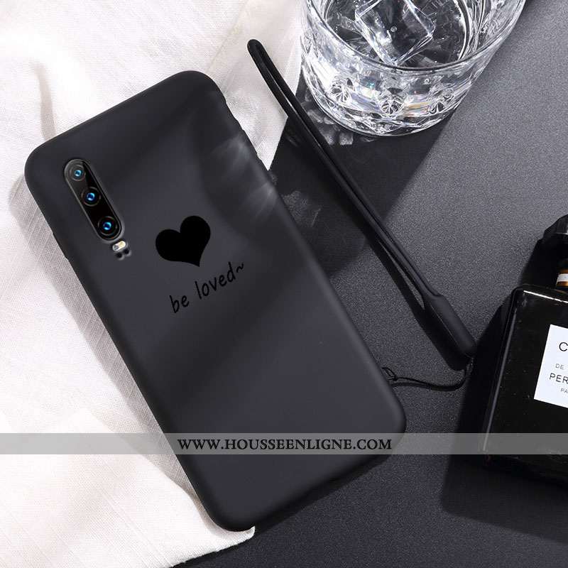 Housse Huawei P30 Tendance Silicone Clair Tout Compris Téléphone Portable Simple Vent Rose
