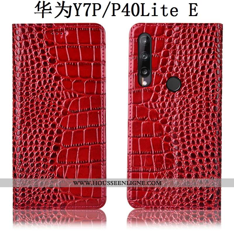 Housse Huawei P40 Lite E Protection Cuir Véritable Téléphone Portable Étui Tout Compris Incassable M