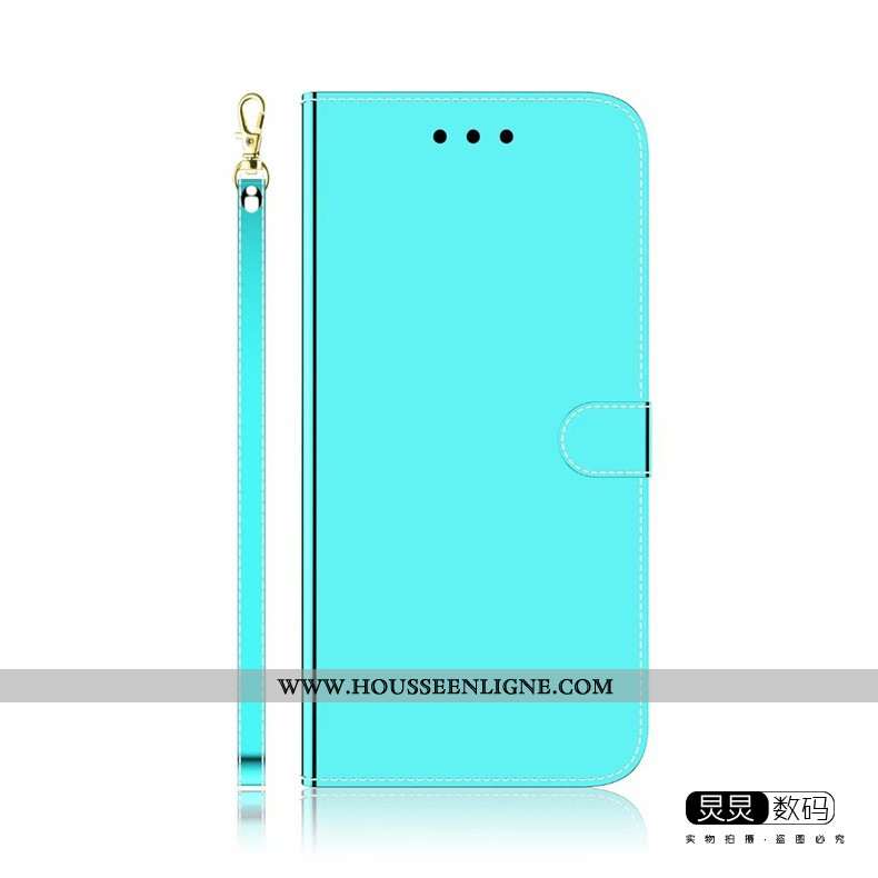 Housse Huawei Y5p Protection Créatif Coque Téléphone Portable Étui Miroir Carte Verte