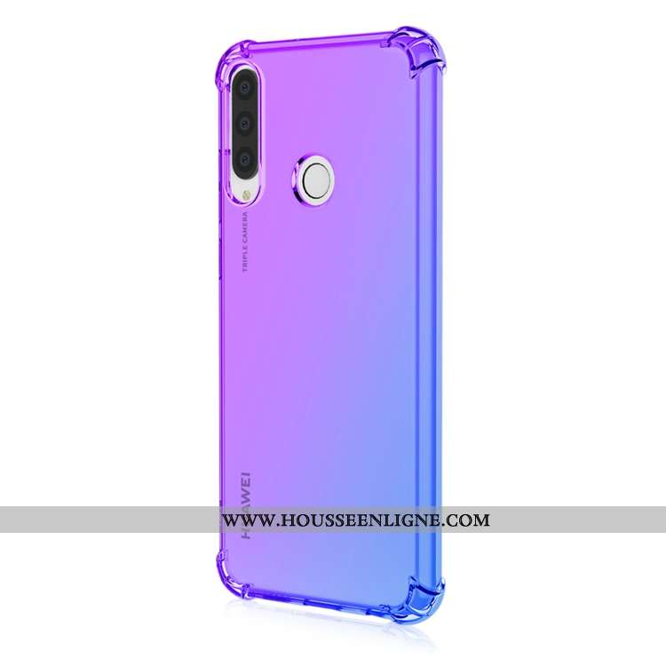 Housse Huawei Y6p Personnalité Fluide Doux Ballon Téléphone Portable Étui Incassable Violet